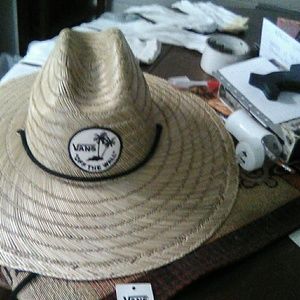 Vans "off the wall" straw hat